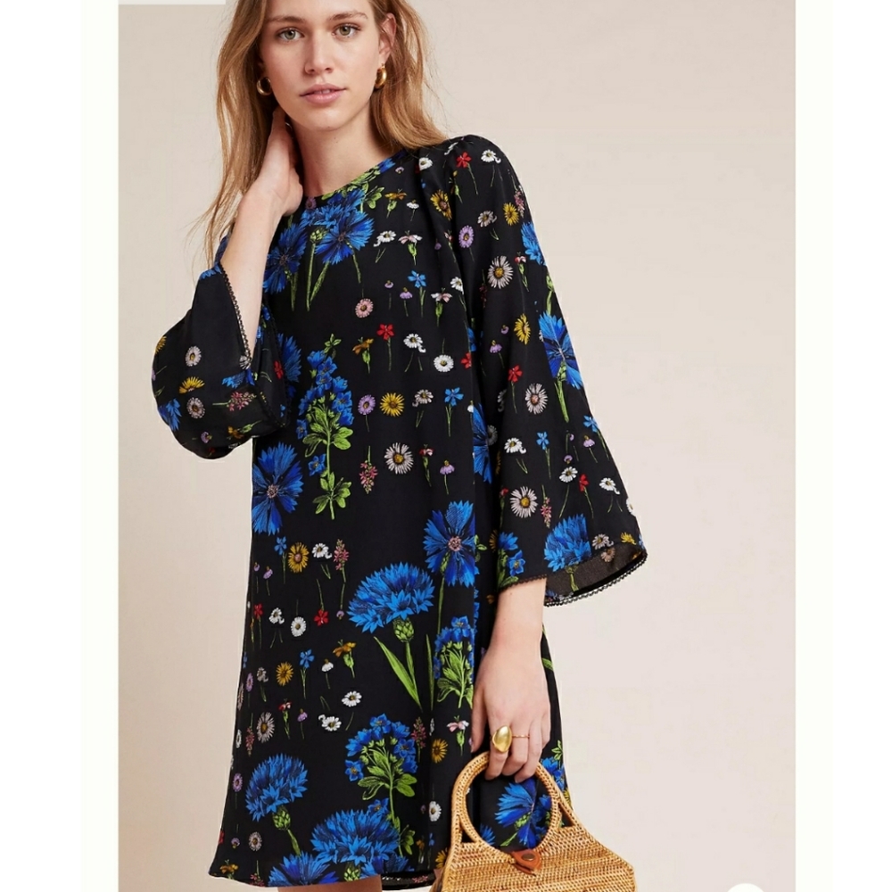 Anthropologie Maeve Lucinda silk tunic